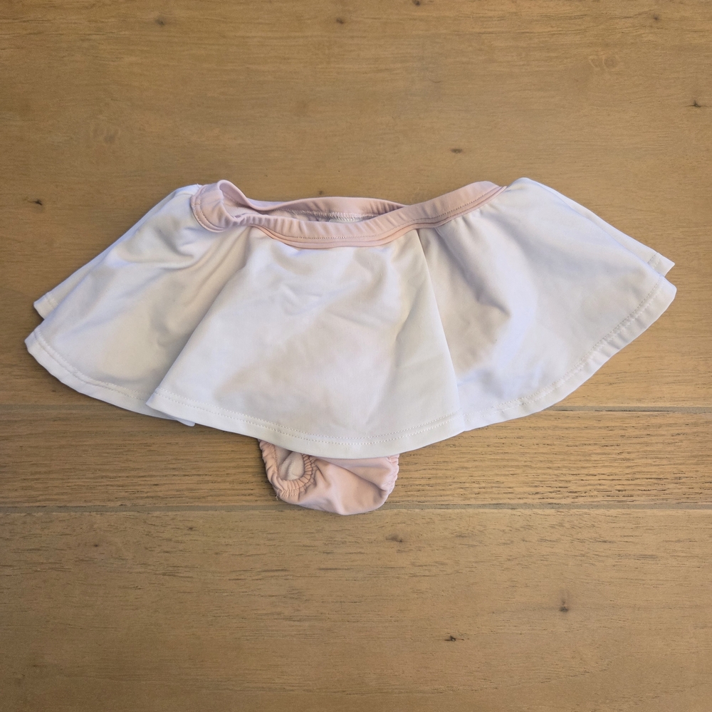 Pink Kids Swim Skirt Clover Blu